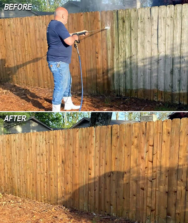 Fence Cleaning & Restoring Services IN